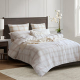 Renee Taylor Cohen Yarn Dye Waffle Quilt / Duvet Cover Set Super King