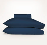 Ddecor Home 1500 Thread count Premium Cotton Blend Combo Sheet Set Queen Indigo