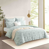 Renee Taylor Rizz Jacquard Quilt / Duvet Cover Set King Sage