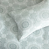 Renee Taylor Rizz Jacquard Quilt / Duvet Cover Set Double Sage