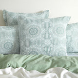 Renee Taylor Rizz Jacquard Quilt / Duvet Cover Set King Sage