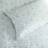 Renee Taylor Mayfair Jacquard Quilt / Duvet Cover Set Queen Sage