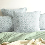 Renee Taylor Mayfair Jacquard Quilt / Duvet Cover Set King Sage