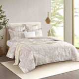 Renee Taylor Panache Jacquard Quilt / Duvet Cover Set Super King Wood