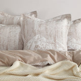 Renee Taylor Panache Jacquard Quilt / Duvet Cover Set King Wood
