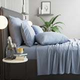 Renee Taylor Comfort Organic Cotton Sheet Set Long Single Ink