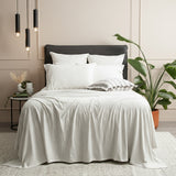 Renee Taylor Comfort Organic Cotton Standard Pillow Pair Ecru