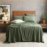 Renee Taylor Comfort Organic Cotton Sheet Set King Olive