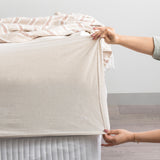 Renee Taylor Comfort Organic Cotton Sheet Set Single Oatmeal