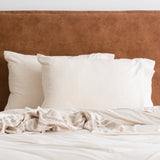Renee Taylor Comfort Organic Cotton Sheet Set King Single Oatmeal