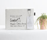 Renee Taylor Comfort Organic Fitted Sheet & Pillowcase -  Long Single Ecru