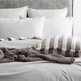 Renee Taylor Comfort Organic Cotton Euro P/Case Grey Marle