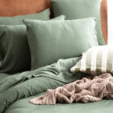 Renee Taylor Comfort Organic Cotton Euro P/Case Olive