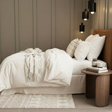 Renee Taylor Comfort Organic Cotton Quilt Cover Set Double Oatmeal