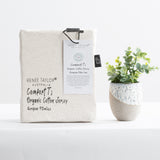 Renee Taylor Comfort Organic Cotton Quilt Cover Set King Oatmeal