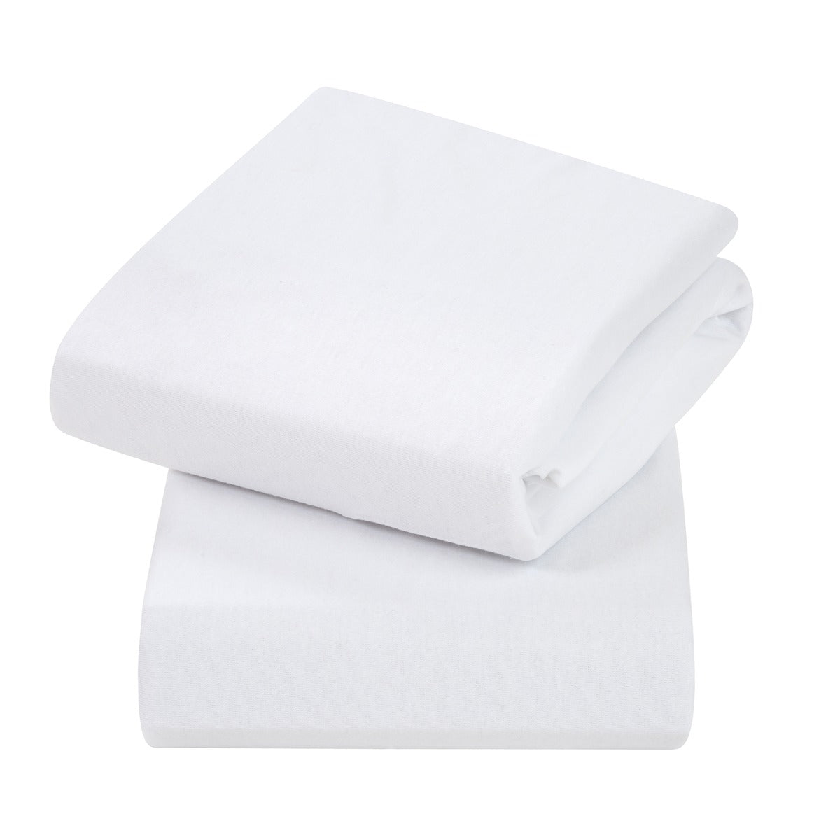 ClevaMama Jersey Cotton Fitted Sheets Moses & Pram 2pk 82 x 38cm