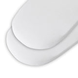 ClevaMama Jersey Cotton Fitted Sheets Moses & Pram 2pk 82 x 38cm