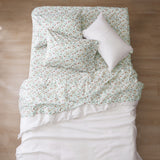 Renee Taylor Red Gum Patterned Cotton Sheet Set Queen