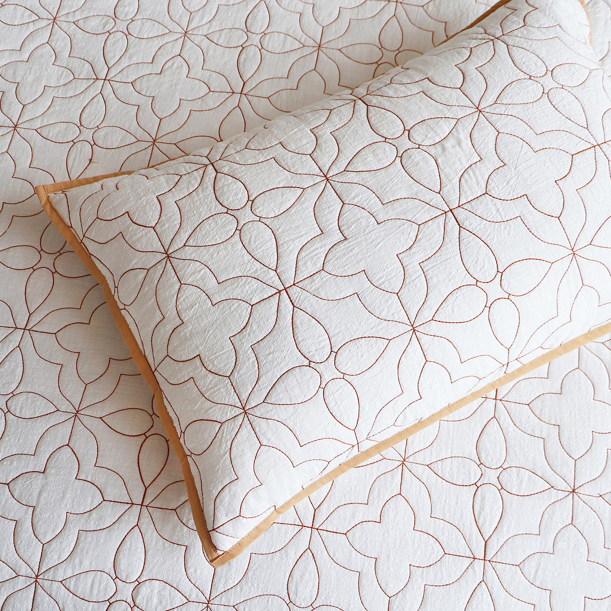 Renee Taylor Solaris Cotton Quilted Quilt Cover Set Queen