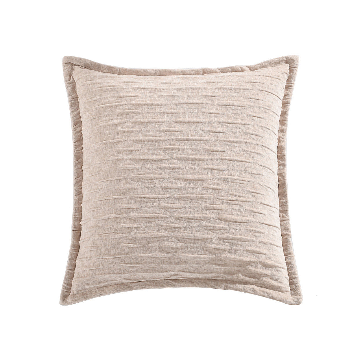 Renee Taylor Marley Jacquard Quilt Cover Set Queen Champagne