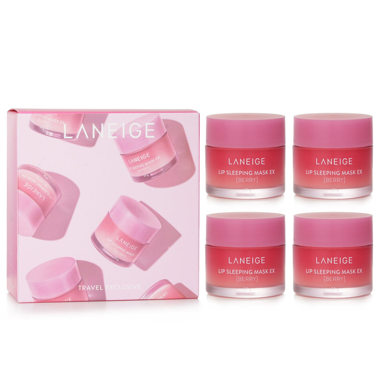 Laneige - Lip Sleeping Mask EX - Berry  - 20g x4pcs