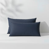 Renee Taylor 400 Thread Count Egyptian Cotton King Pillow Pair Steel Blue