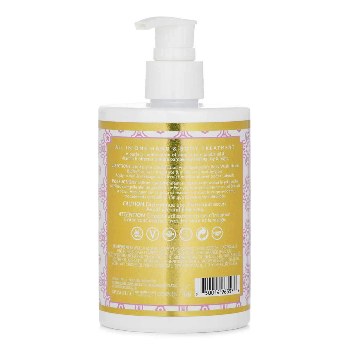 Spongelle - Hand & Body Lotion - French Lavender  - 325ml/11oz
