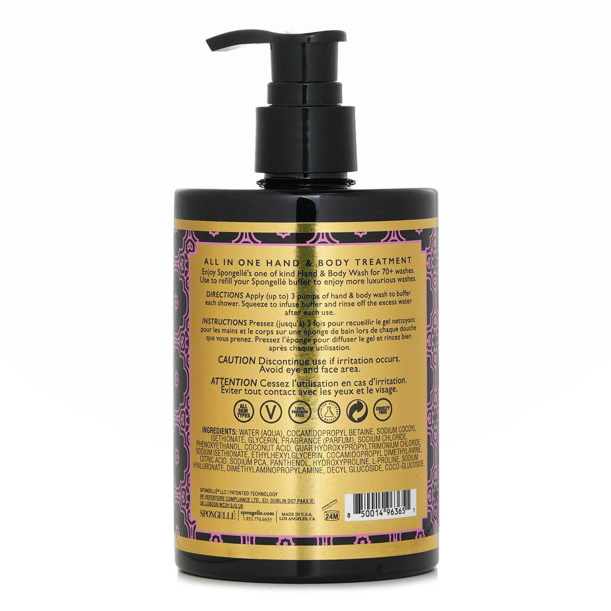 Spongelle - Hand & Body Wash - French Lavender  - 325ml/11oz