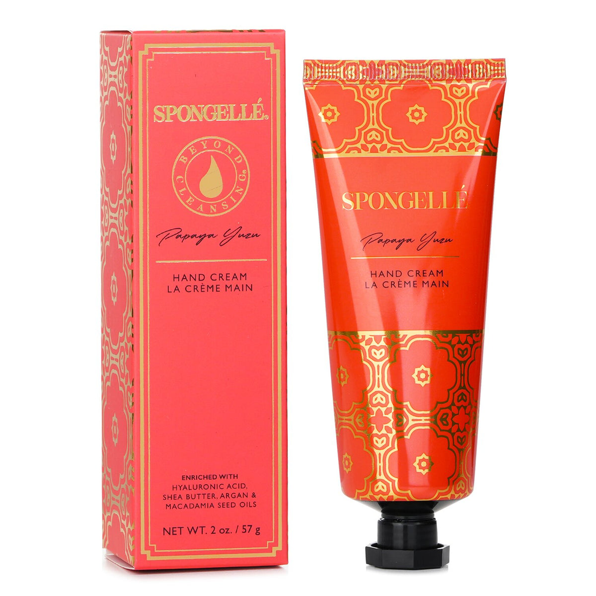 Spongelle - Hand Cream - Papaya Yuzu  - 57g/2oz