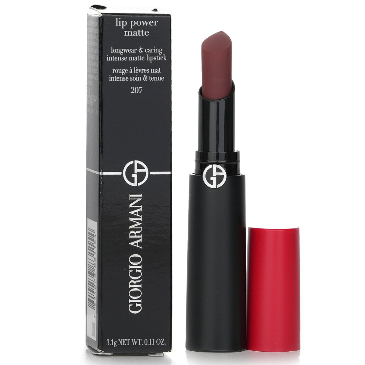 Giorgio Armani - Lip Power Matte Longwear & Caring Intense Matte Lipstick - # 20