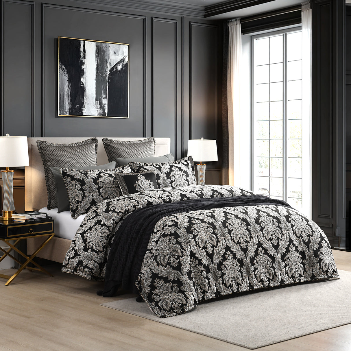 Renee Taylor Regalia Collection Greta Quilt Cover Set Queen