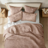 Renee Taylor Blake Velvet Coverlet Set Super King Wood