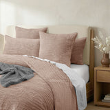 Renee Taylor Blake Velvet Coverlet Set Single/Double Wood