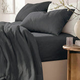 Renee Taylor Washed Linen Cotton Sheet Set King Magnet