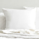Renee Taylor Washed Linen Cotton Quilt Cover Set King White