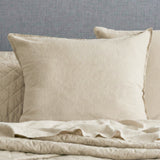 Renee Taylor Washed Linen Cotton Quilt Cover Set Super King Natural