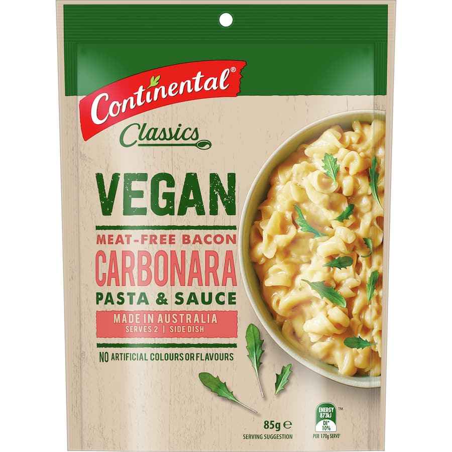 Continental Pasta & Sauce Carbonara Vegan 85g
