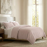 Renee Taylor Washed Linen Cotton Quilt Cover Set King Woodrose