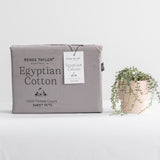 Renee Taylor 1000 Thread Count Egyptian Cotton Sheet Set Mega King Ash