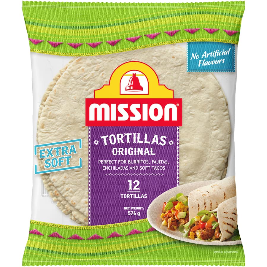 Mission Burrito Tortillas  12pack