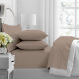 Renee Taylor 1000 Thread Count Egyptian Cotton Sheet Set Mega Queen Sand