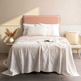 Park Avenue 175 GSM Egyptian Cotton Flannelette Sheet Set Queen Bloomsbury