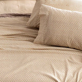 Park Avenue 175 GSM Egyptian Cotton Flannelette Sheet Set Double Diamond