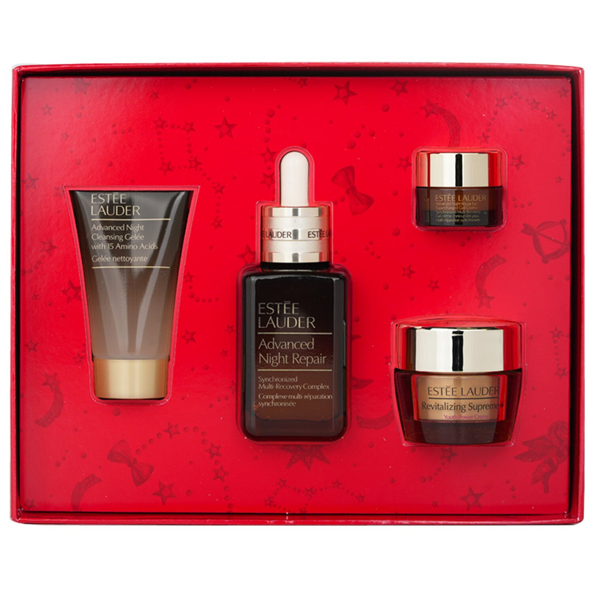 Estee Lauder - The Lift + Glow Routine Skincare Set:  - 4pcs