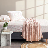 175 GSM Egyptian Cotton Flannelette Fitted & Pillow Case Single Bloomsbury