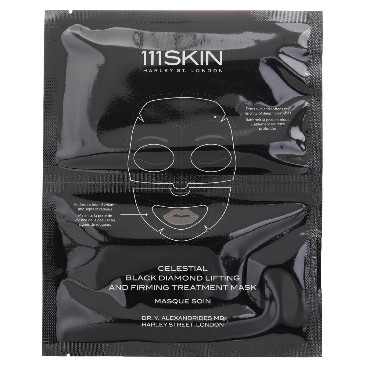 111skin Celestial Black Diamond Lifting and Firming Treatment Mask 31ml/1.04oz x