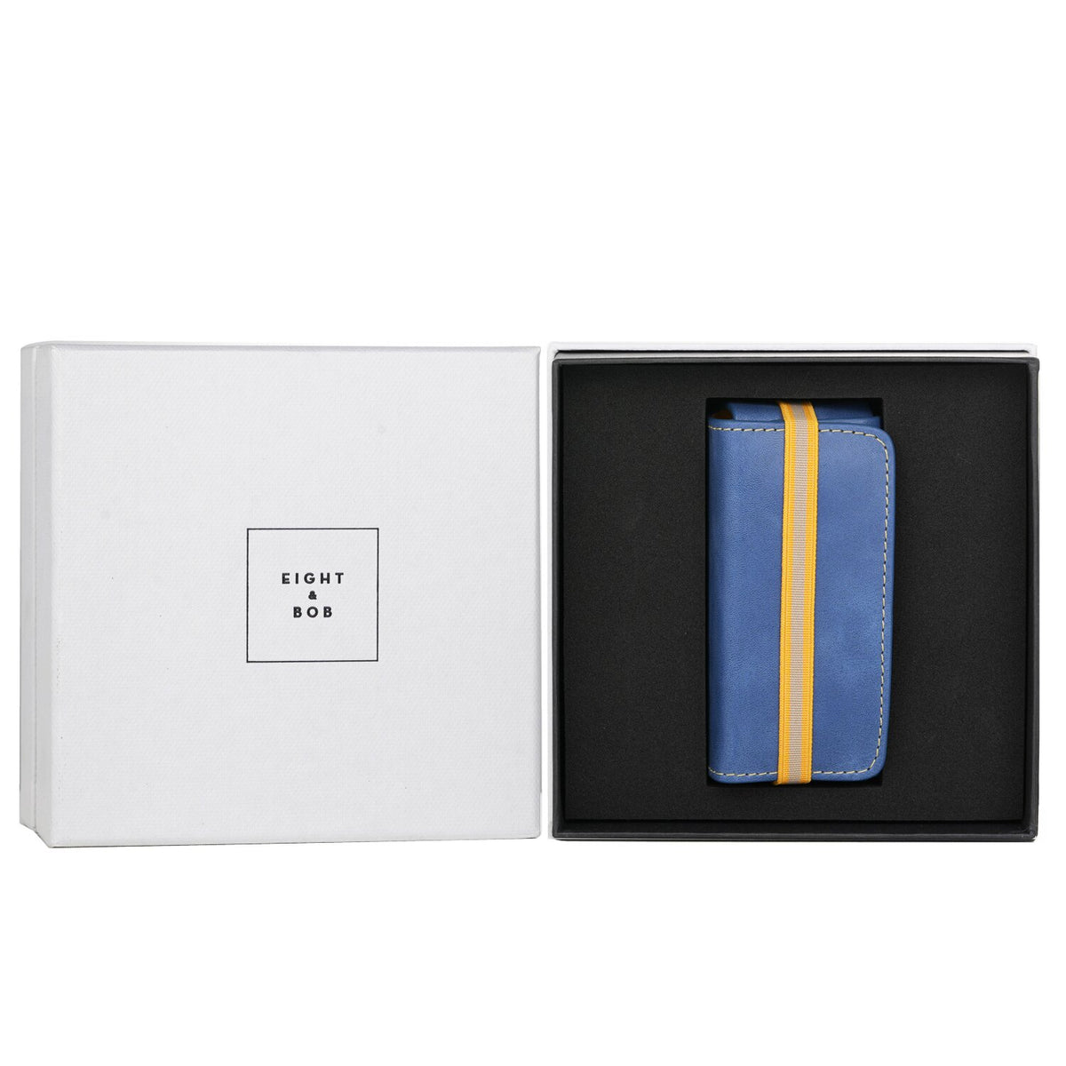 Eight & Bob - Fragrance Leather Case - # Navy Blue  - 1pc