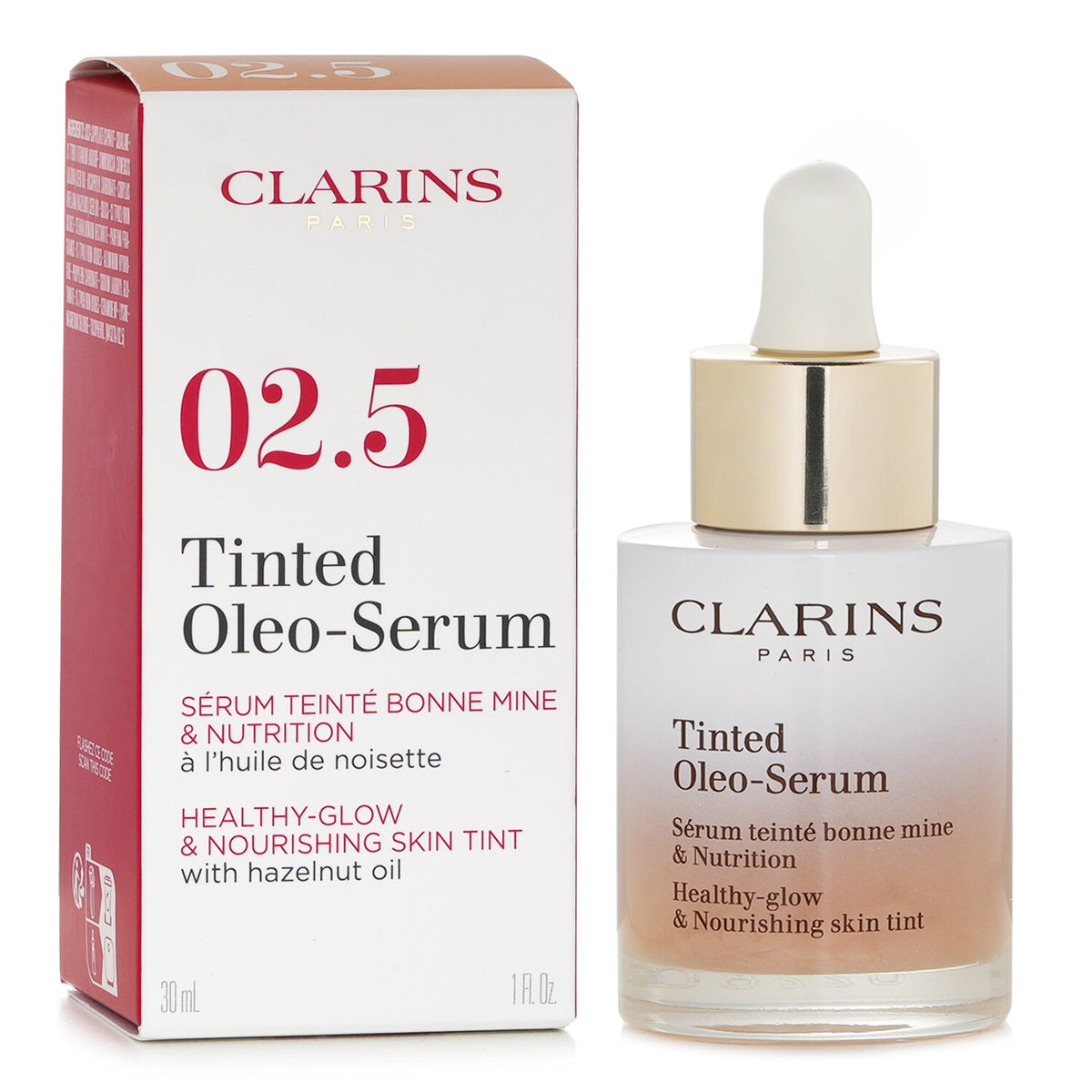 Clarins - Tinted Oleo Serum Healthy Glow & Nourishing Tint Liquid Foundation - #
