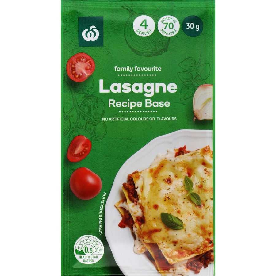 Woolworths Recipe Base Lasagna 30g
