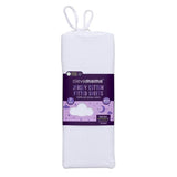 Jersey Cotton Fitted Sheets Travel Cot 2pk - 97 X 68cm - ClevaMama